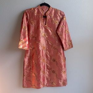 Metal Orange Katan Silk 3-Piece Suit | Brand New | ID#7